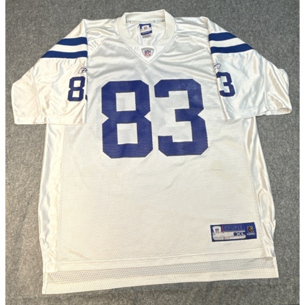 Rebook NFL Players Inc Brandon Stokley #83 Size XL Indianapolis Colts Jersey